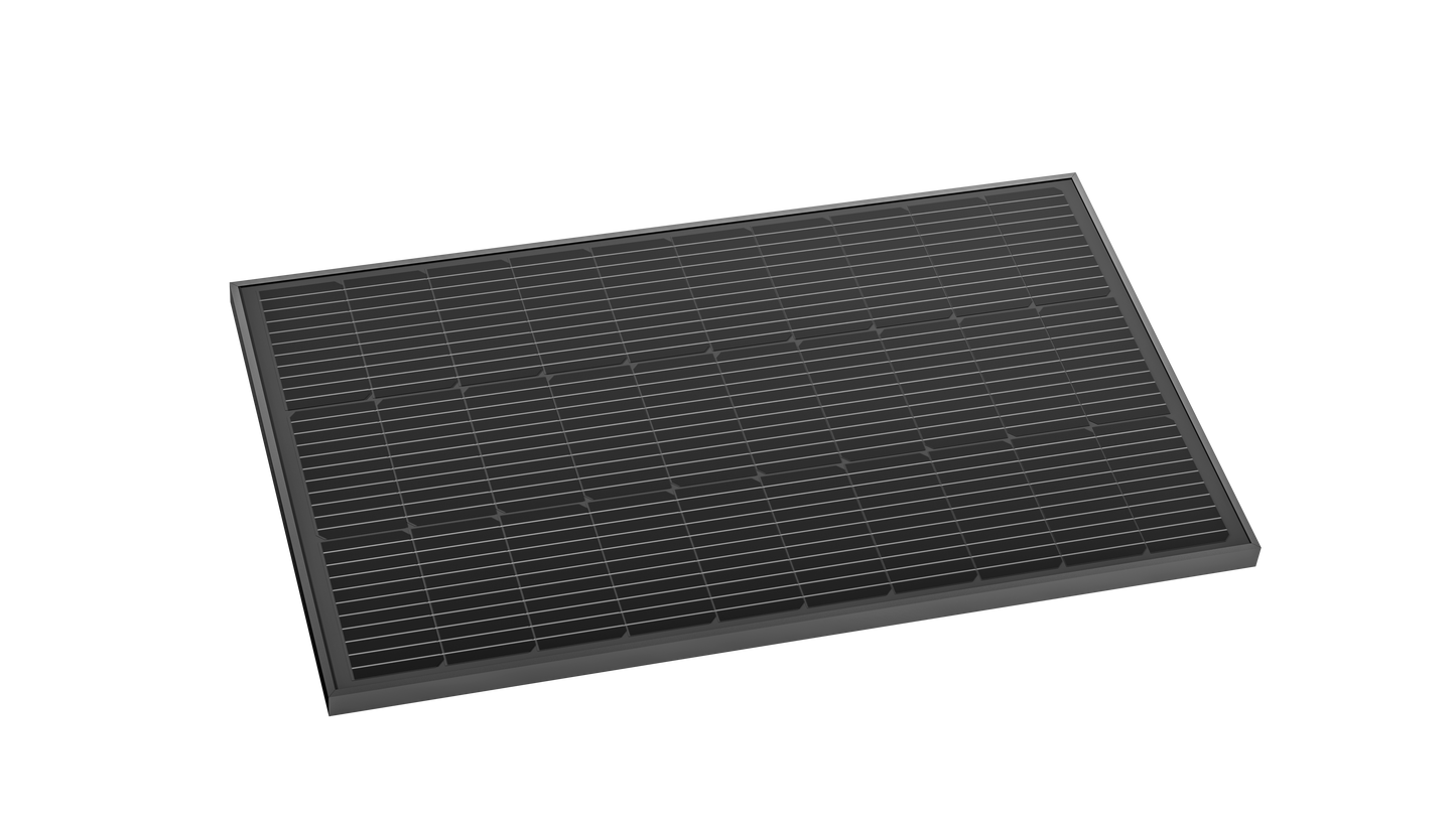 EcoFlow 2x100W Rigid Solar Panel with Mounting Feet