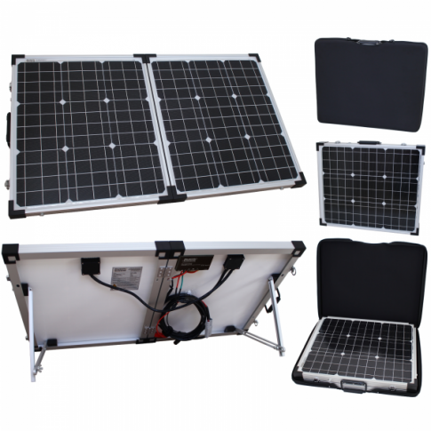 150W 12V folding solar panel charging kit for caravan motorhome campervan boat