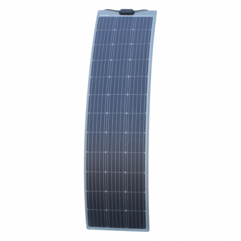 160W Narrow Monocrystalline Fibreglass MC4 Semi-Flexible Solar Panels