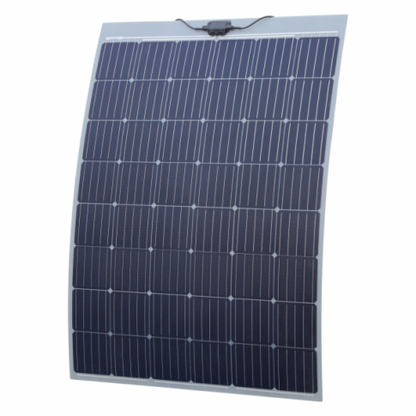 480W (2 x 240W) 12V/24V semi-flexible narrowboat solar charging kit with Austrian textured fibreglass solar panels