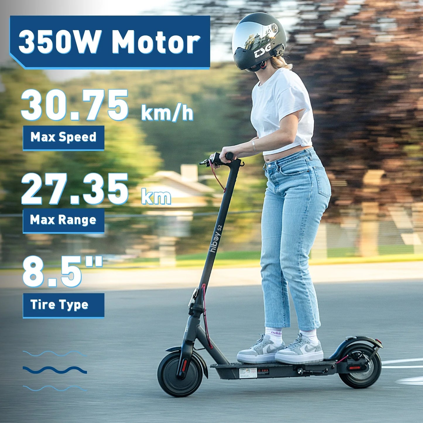 Hiboy S2 Folding Electric Scooter — 350W, 27km Range