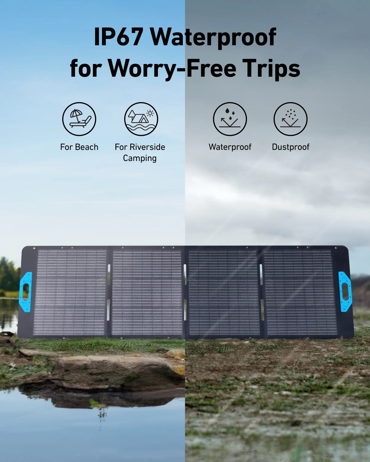 Anker SOLIX PS200 200W Bifacial Portable Solar Panel